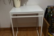 Leaf-drop white table
