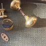 Vintage Brass Door Knobs, Door Stopper, Door and Blind Hook  Key Hoke cover - Misc Bundle Image 2