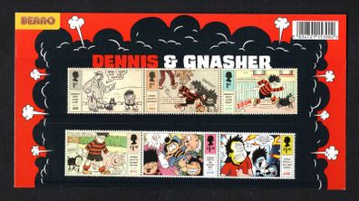 2021 Great Britain Dennis and Gnasher Commemorative Stamps and Miniature Sheet Presentation Pack