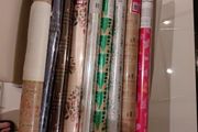 New Rolls christmas wrapping paper x 9