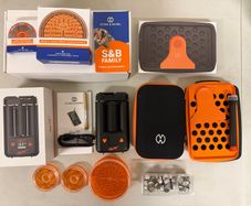 Mighty plus vaporizer + case + kit with 40dosing capsules + screens/seals