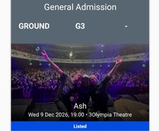 Ash ticket