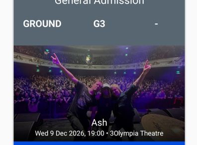 Ash ticket