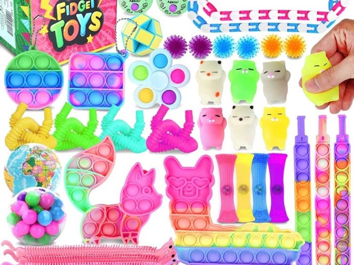 Fidget Toys Pack, 41 Pcs Fidget Toys Set for Kids Girls and Adults, Sensory Toys For Autism,Pop it Squishy Sensory Fidget Toys for Stress and Anxiety Relief. Christmas, Birthday Exchange Gift(FREE POSTAGE)