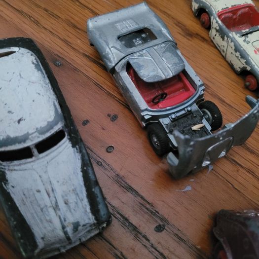 1950s collection of dinky cars