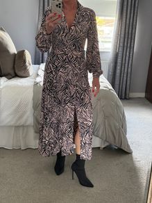 Topshop Belted Maxi Dress