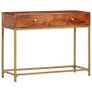 Console Table 100x35x76 cm Solid Acacia Wood Image 10