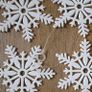 Hanging sparkly Christmas stars Image 2