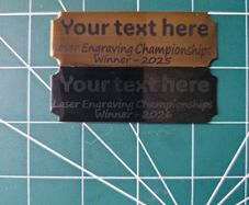 Laser Engraved adhesive name plates
