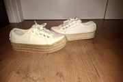 Great pair of Next canvas/jute shoes, size 4, like NEW