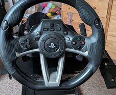 PlayStation steering wheel