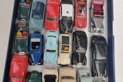 24 Vintage Car models: Wiking, Norev, Praline