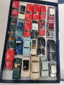 24 Vintage Car models: Wiking, Norev, Praline