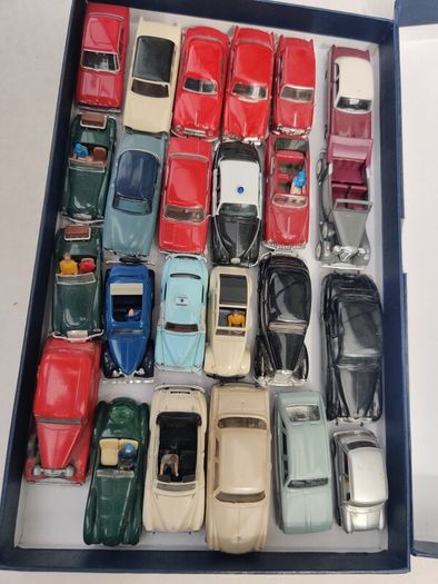 24 Vintage Car models: Wiking, Norev, Praline