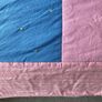 Patchwork quilted Single bed throw Image 3