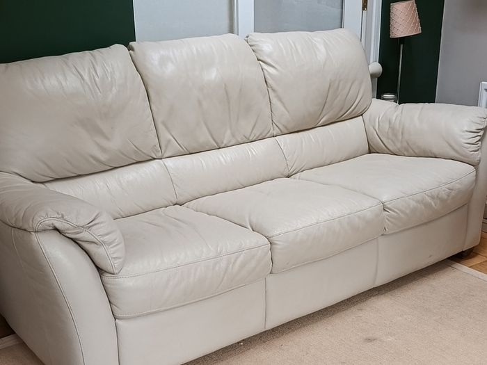 leather sofa