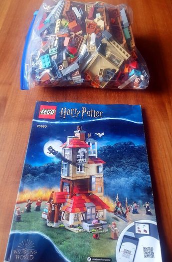 Lego Harry Potter 75980: Attack on The Burrow (2020) 100% Complete (NO BOX)