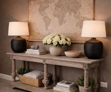 Large vintage style world map