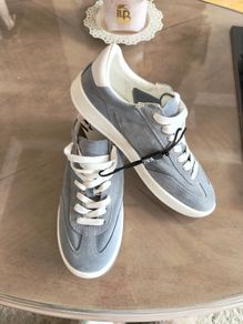 New Zara suede leather trainers