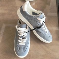 New Zara suede leather trainers