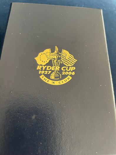 Rare Boxed 2006 k Club Ryder Cup Card Holder