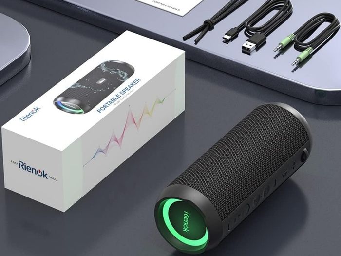 Bluetooth Speaker Portable Wireless, 30W Enhanced Bass, IPX7 Waterproof, Bluetooth 5.3, Outdoor Speaker for Travel and Sport