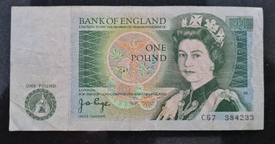1978 Bank of England 1 ONE POUND (C57) Banknote