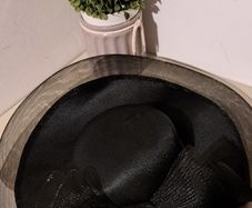 Black adorable hat