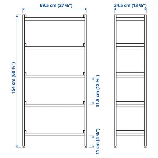 ikea storage shelf unit