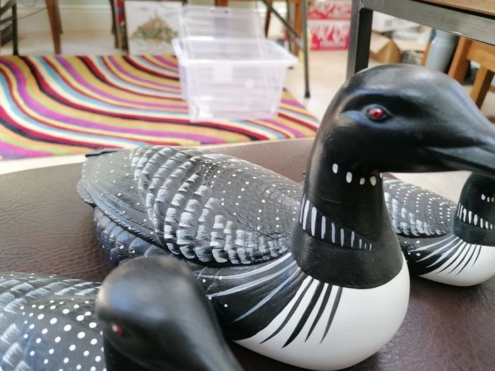 Vintage set of 3 ducks