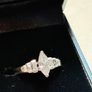 2 appraisals 1.3CT Platinum and natural earth mined diamonds engagememt ring Image 2