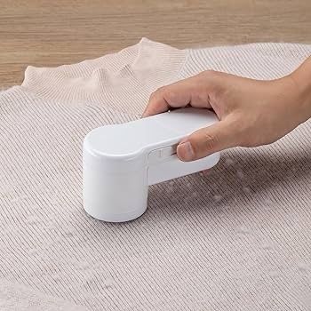 NEW SALE | Electric Lint Remover, Portable Fabric Shaver Defuzzer with 6-Leaf Blades, Dual Protection, Removable Bin, Quickly Remove Fuzz, Lint Balls, Pills, Bobbles from Clothes
