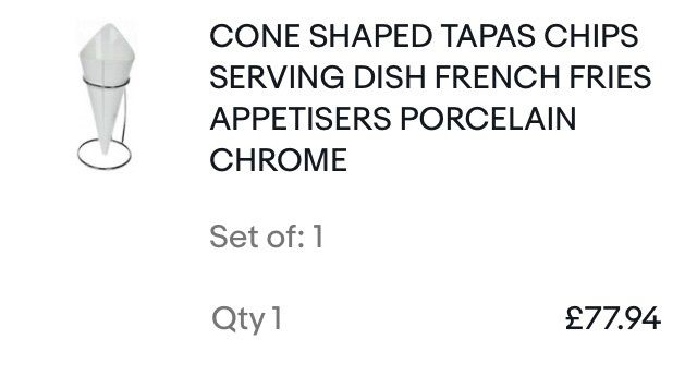 2x Porcelain Tapas chip service bowls.