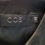 COS black 100% wool crepe dress Image 7
