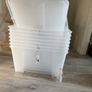 Ikea SAMLA transparent box with lid, 120e bundle of 7pieces, lids included Image 2