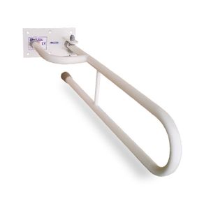 Toilet swivel grab rail