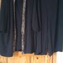 Leopard trim black suit Image 2