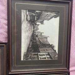 Sepia tones hand printed photographs taken from the original glass plates of W Lawrence