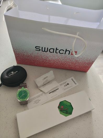 Royal Pop Swatch With Limited edition bracelet brand new never worn