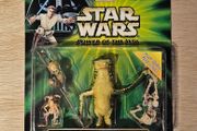 Star Wars Amanaman With Salacious Crumb 3.75 " Scale. (Some Creasing To The Card) New &amp; Unopened