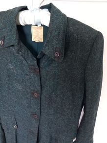 Noa Noa Linen Teal Coat