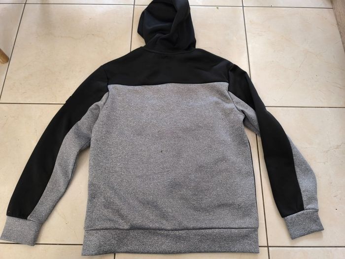 hoodie men 9 Peak Black Grey Full Zip Hooded Sports Jacket Outdoor Hoodie Size Medium