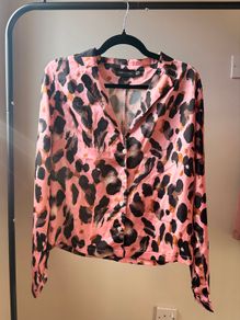I Saw It First Pink Leopard Print Shirt 10