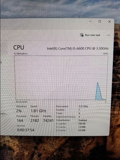 Dell OptiPlex 7050 MT (i5 6th Gen) and power cable