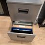 Filing Cabinet - Two drawer, grey Image 4