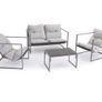 Roma Garden Furniture Set Outdoor Sofa, 2 Chairs & Table | Patio / Garden / Terrace Set Image 2