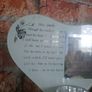 heart shaped candle/photo holder Image 2