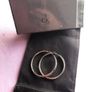 CK beautiful black cubic ear rings Image 3