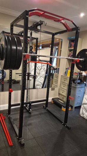 Weight lifting rack