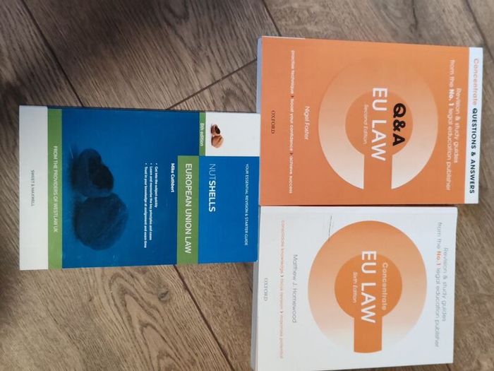 Eu law textbooks and study aids